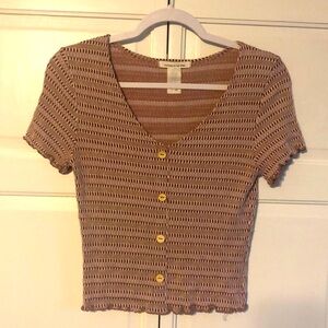 Caution to the Wind, short sleeved woman,s top